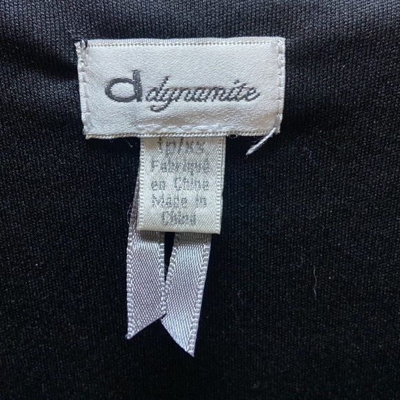 Dynamite xs black dress with feather print - Picture 4 of 4